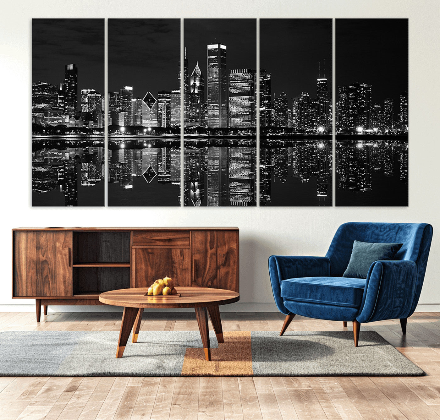15050-MGV-CV-36X24-Chicago Wall Art Canvas Print