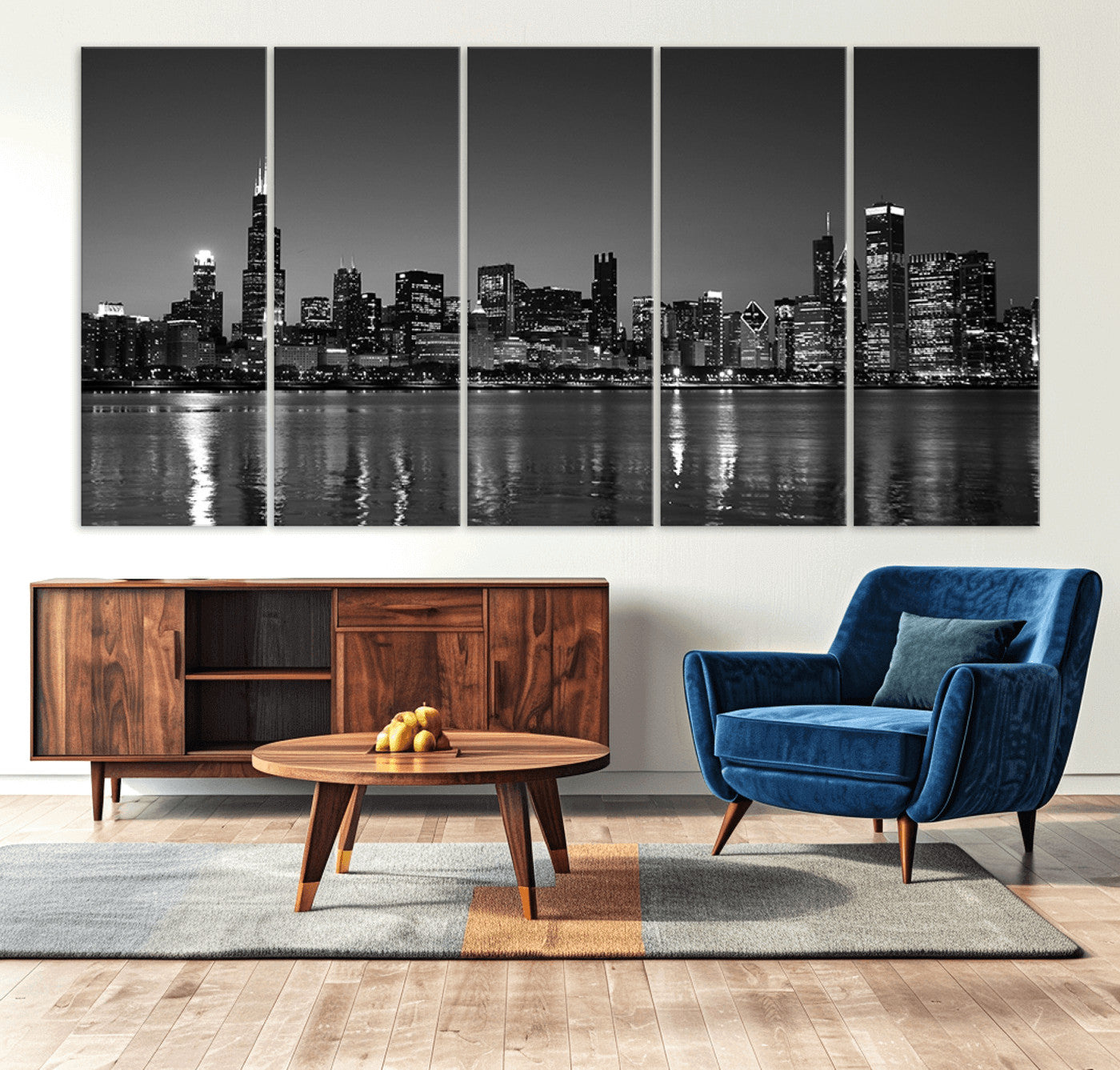 -Chicago Wall Art Canvas Print