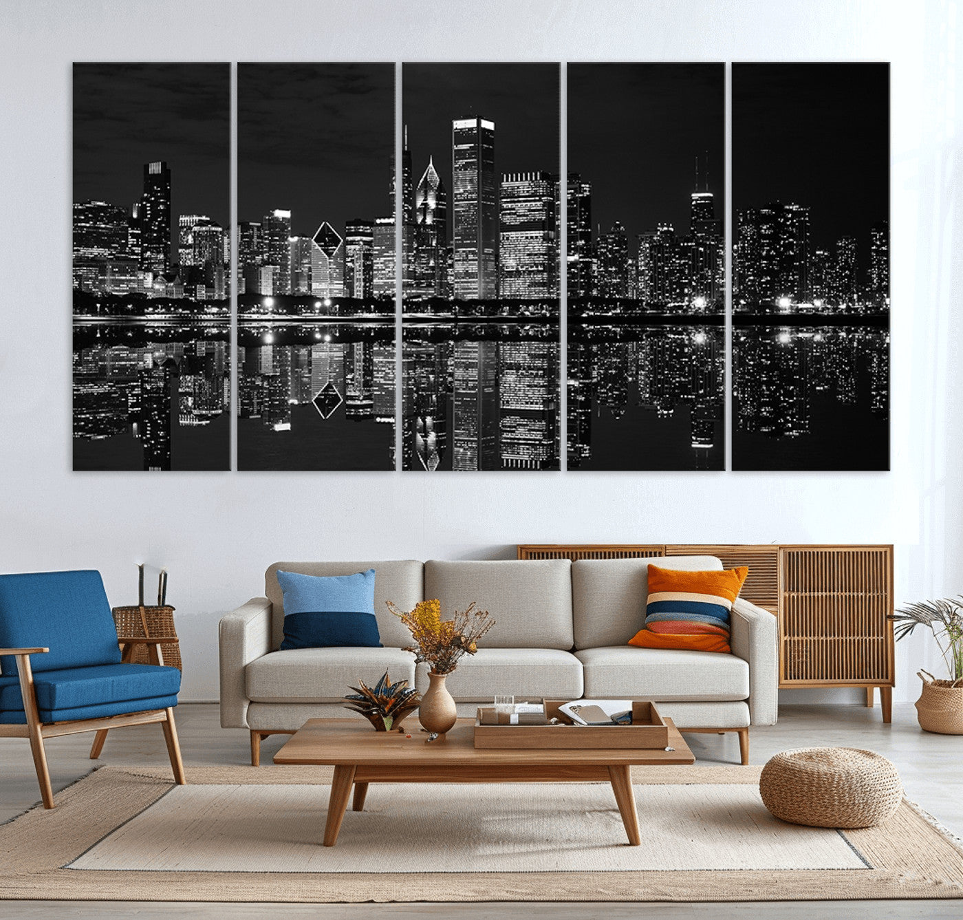 15050-MGV-CV-36X24-Chicago Wall Art Canvas Print