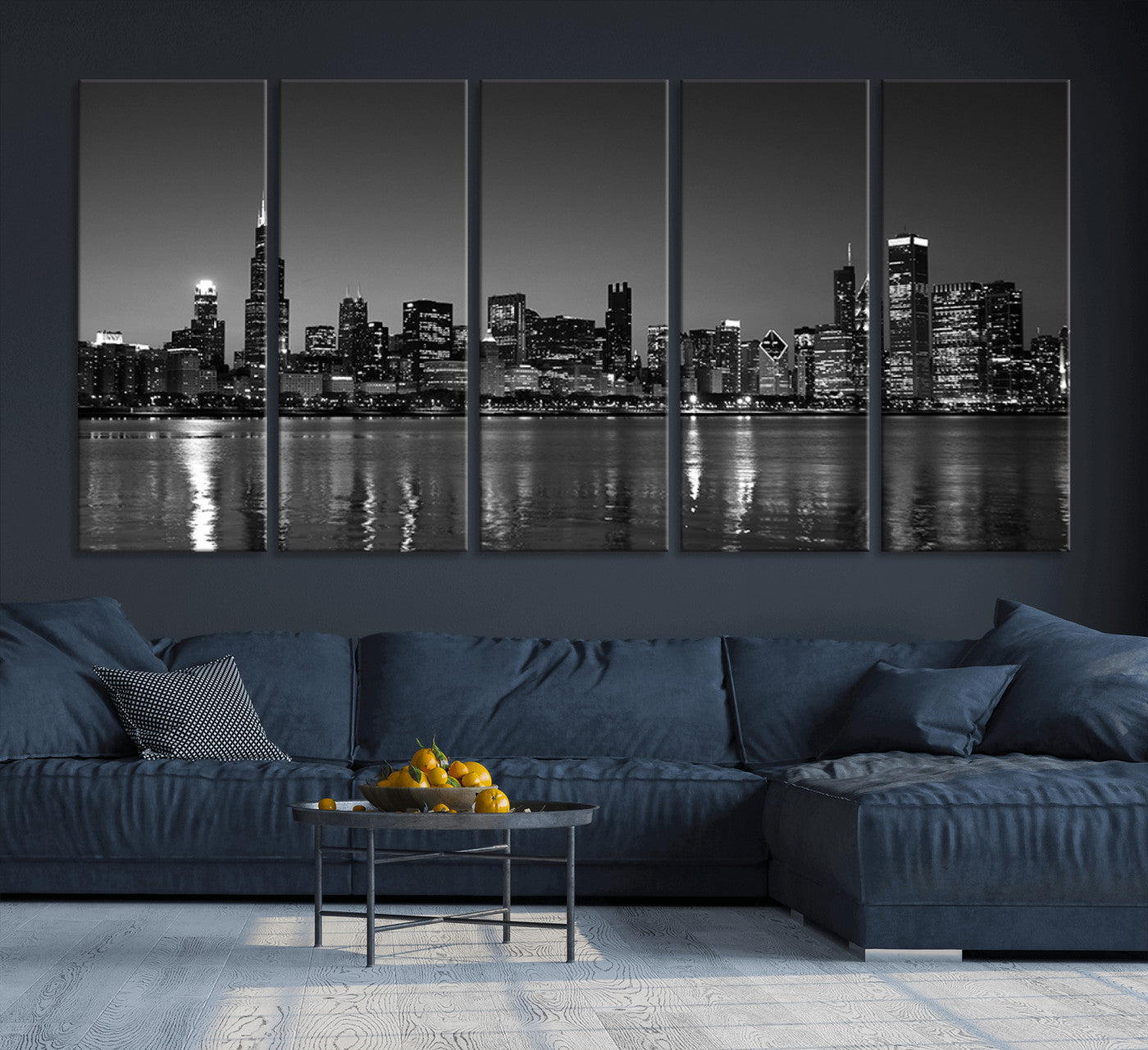-Chicago Wall Art Canvas Print