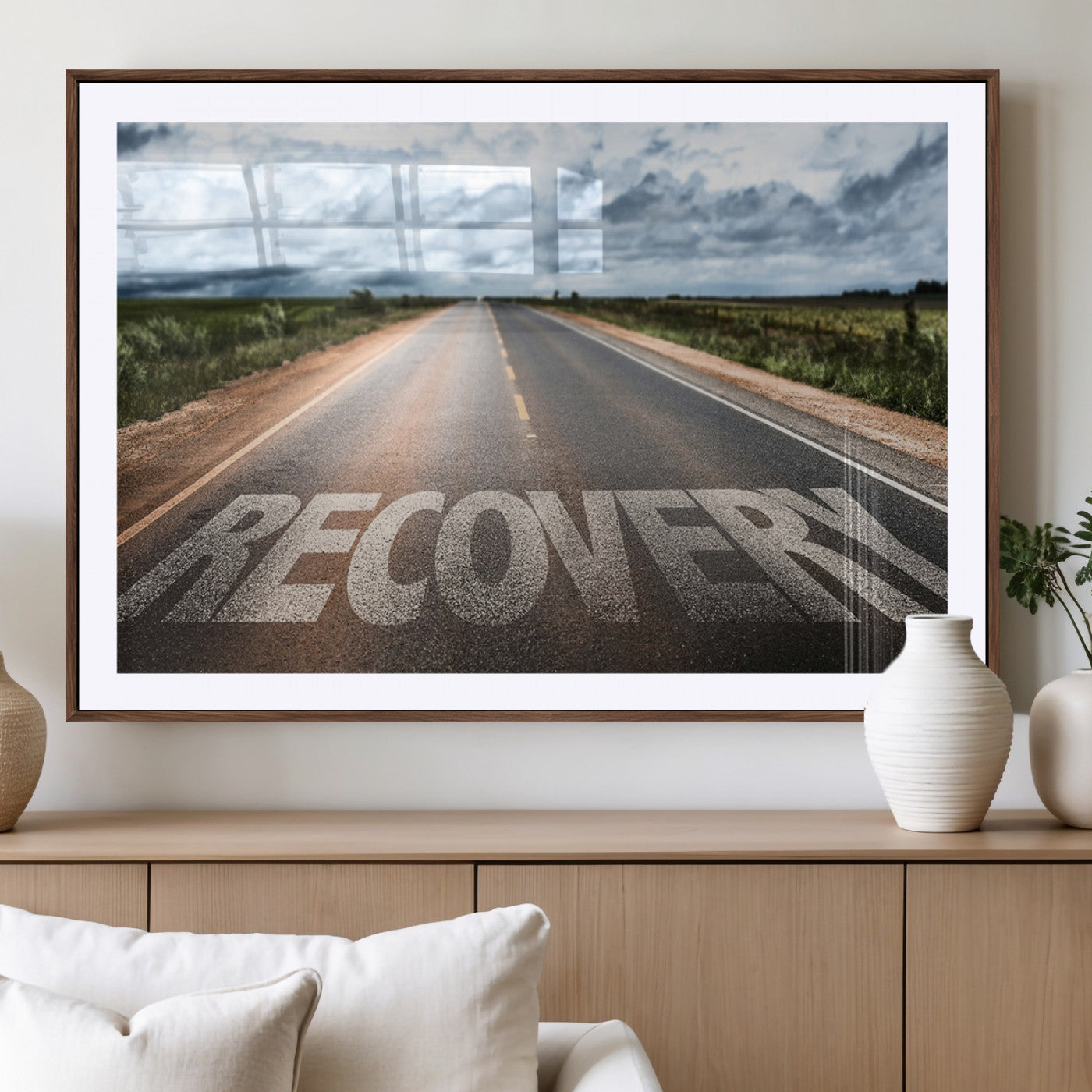 50743-MGV-CV-36X24-Recovery Road Wall Art Canvas Print