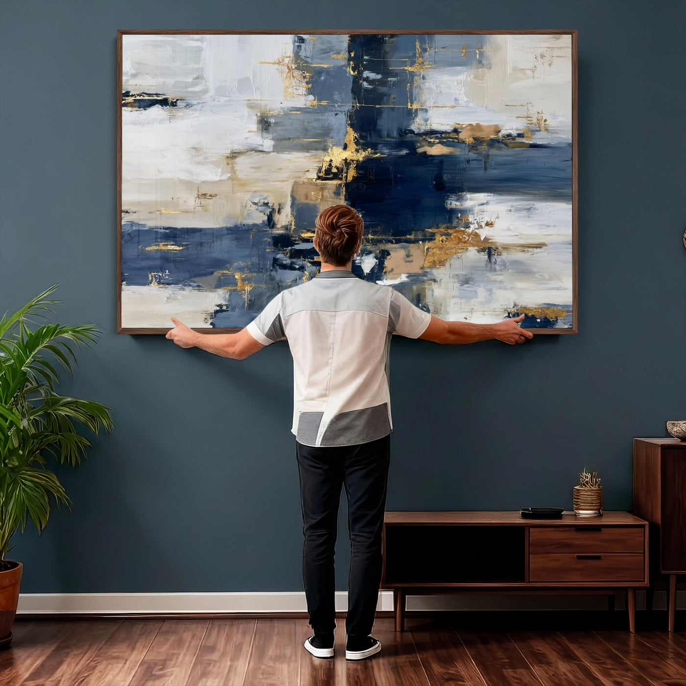 57128767-MGV-CV-36X24 - Abstract Wall Art Canvas Print