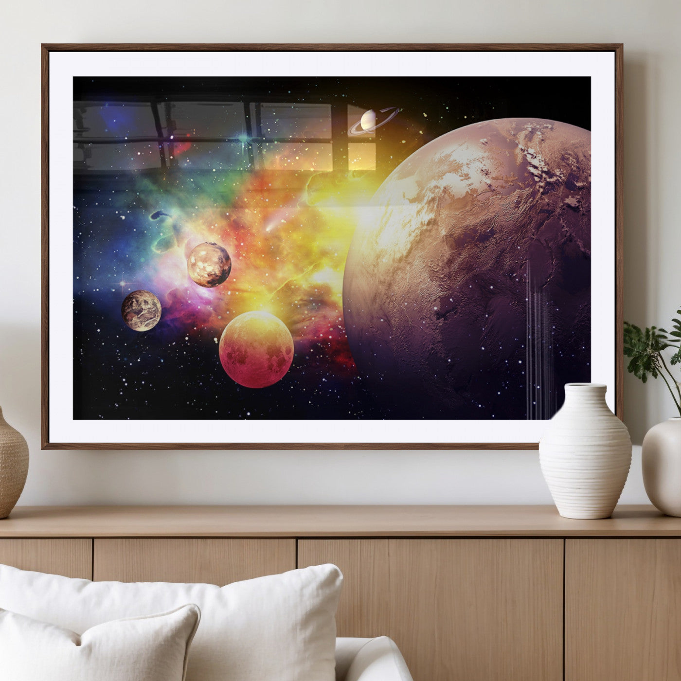 51843-MGV-CV-36X24-Space and Galaxy Canvas Print