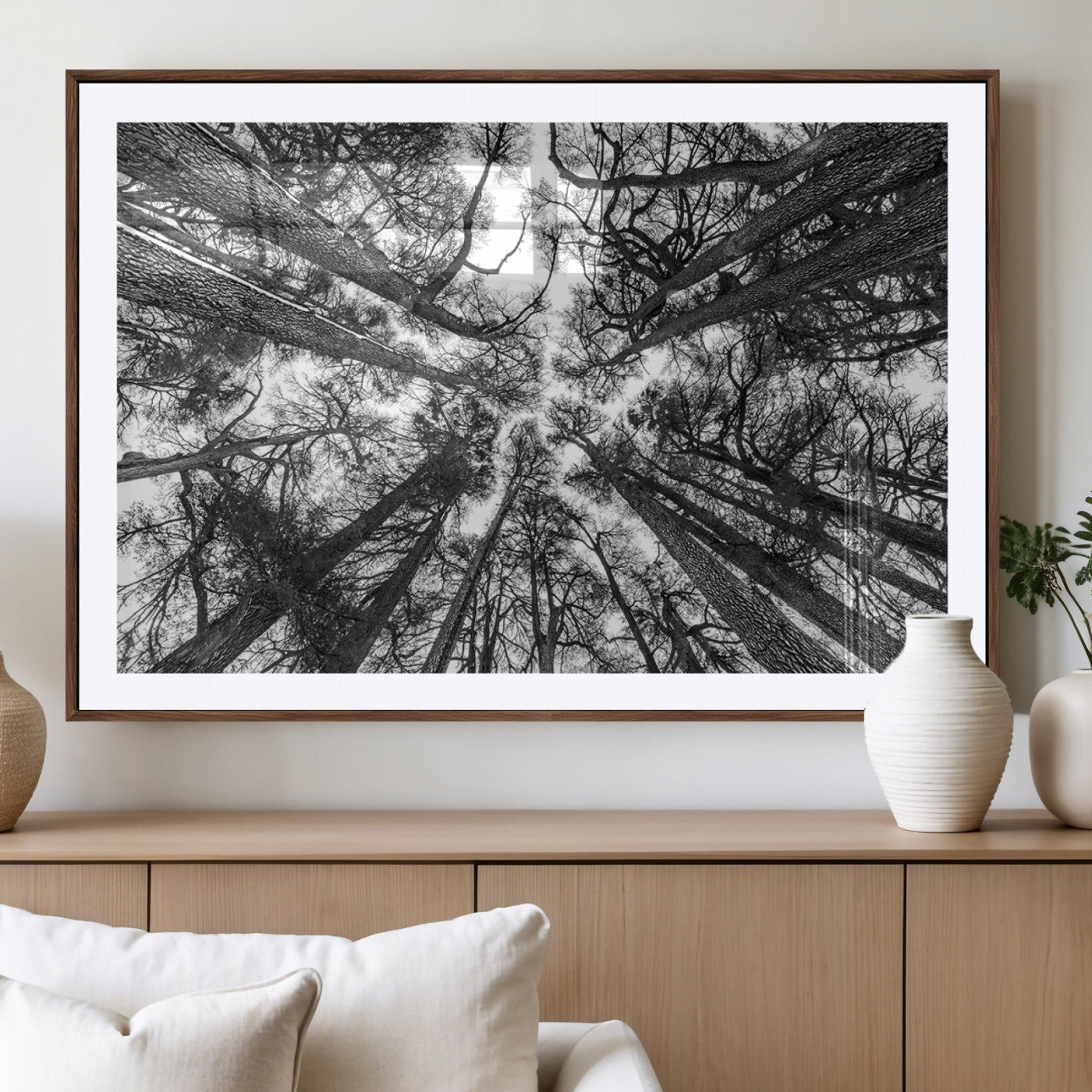 -Trees Contemporary Art Canvas Print