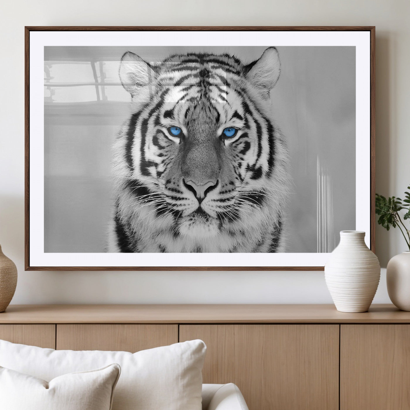 -Tiger Canvas Artwork Wall Art Print