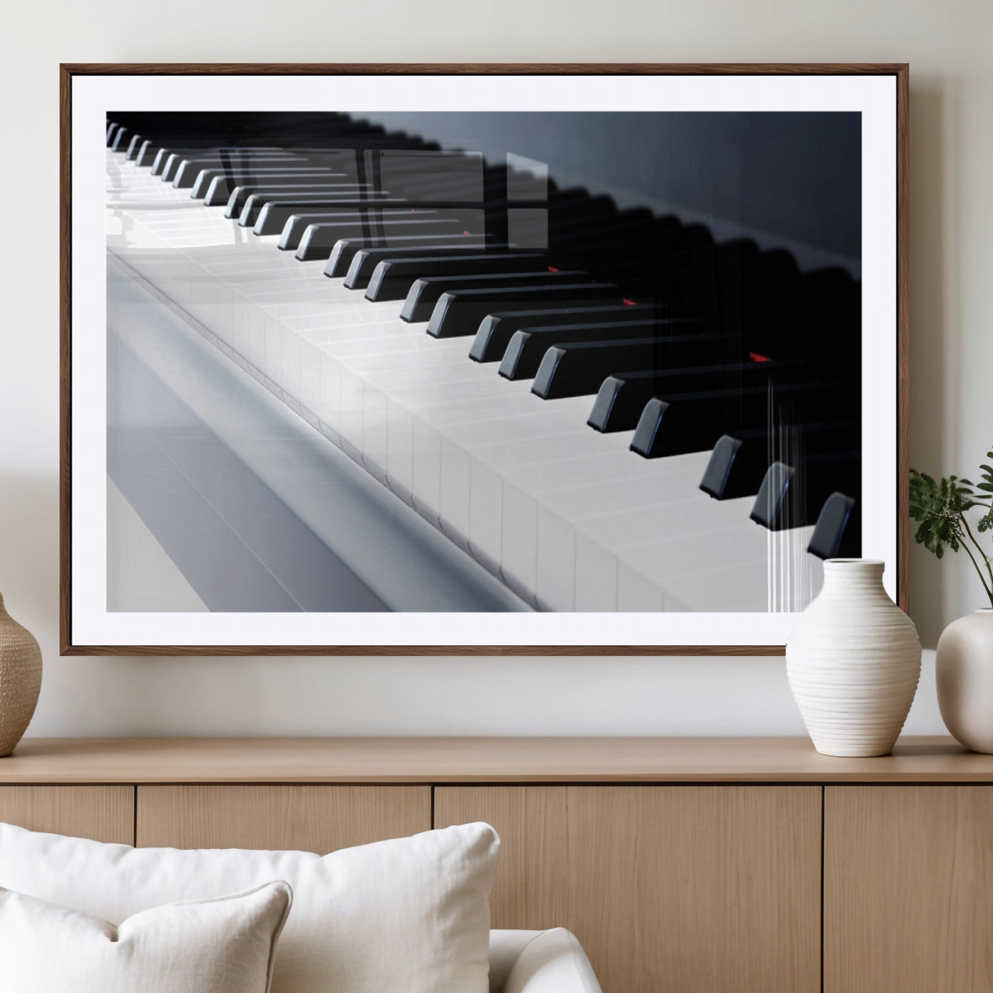 -Piano Artwork Canvas Wall Art Print