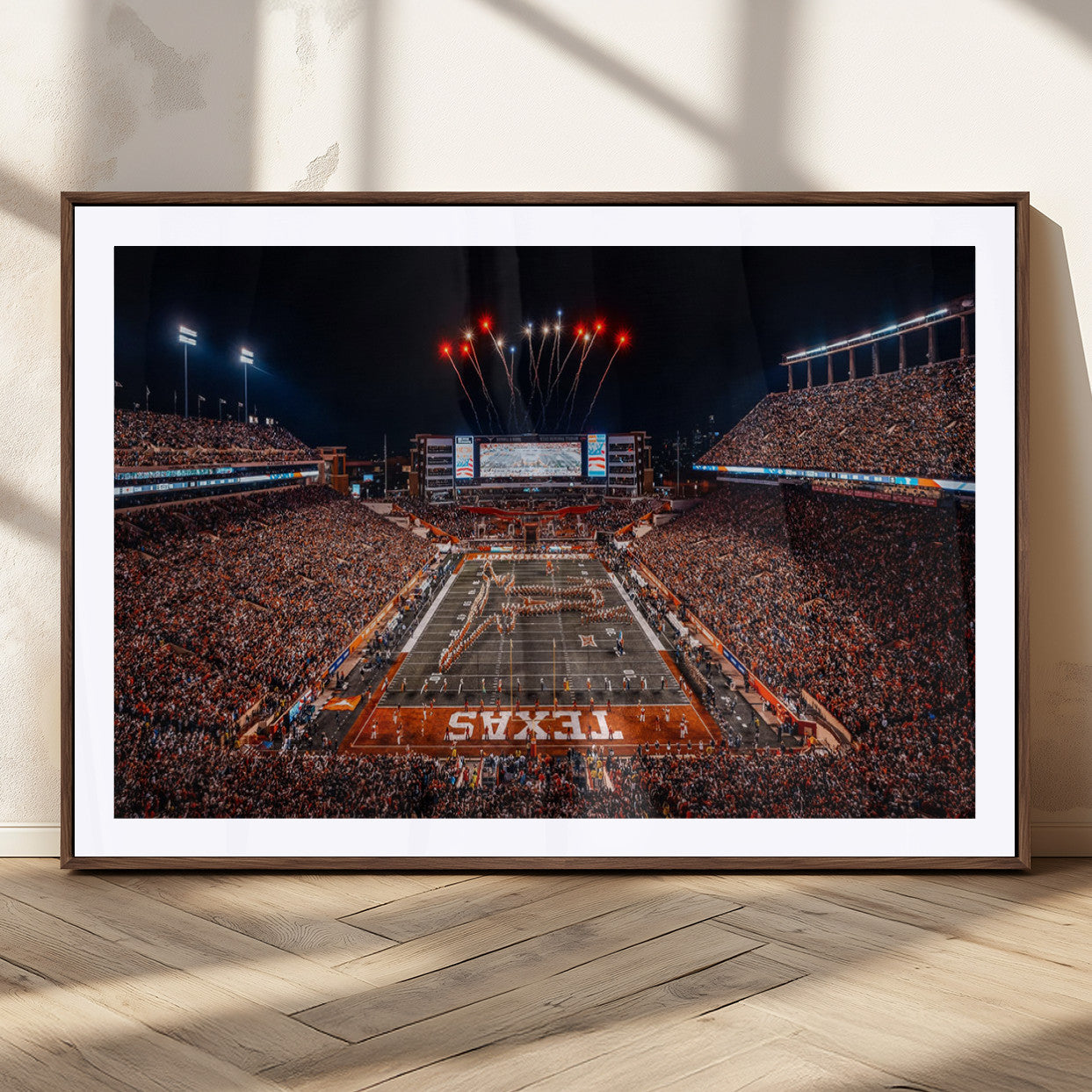 58778-MGC-FP-36x24_Walnut-Texas Memorial Stadium Wall Art Canvas Print