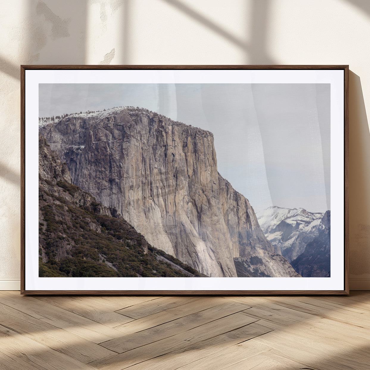 74506434-MGV-CV-36X24 - El Capitan Yosemite Mountain Wall Art – Yosemite Cliff Canvas Print, Rugged Terrain and Timeless Wilderness Decor for Office, Living Room or Cabin