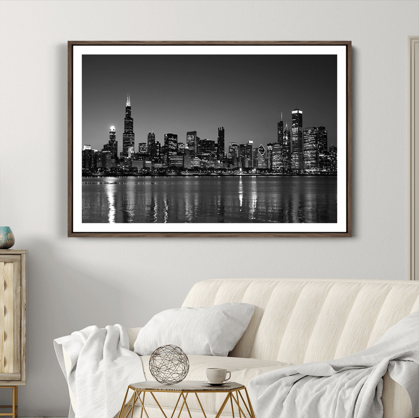67435-MGC-FP-36x24_Walnut-Chicago Wall Art Canvas Print