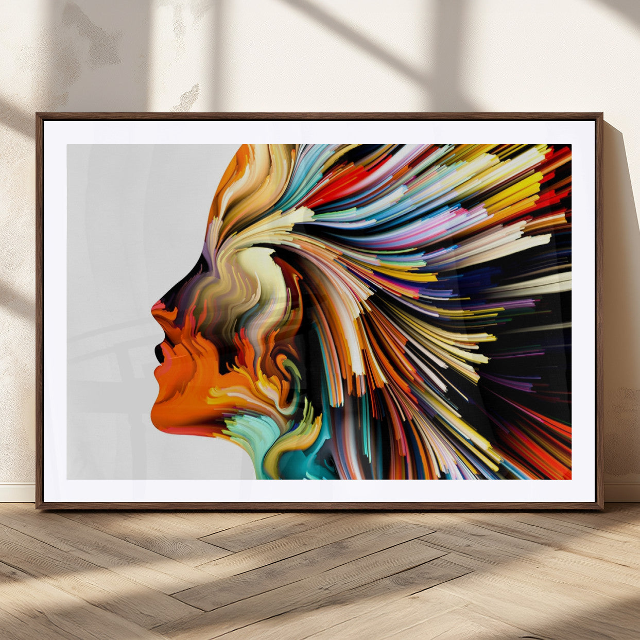 76813-MGC-FP-36x24_Walnut-Profile Colors Canvas Print