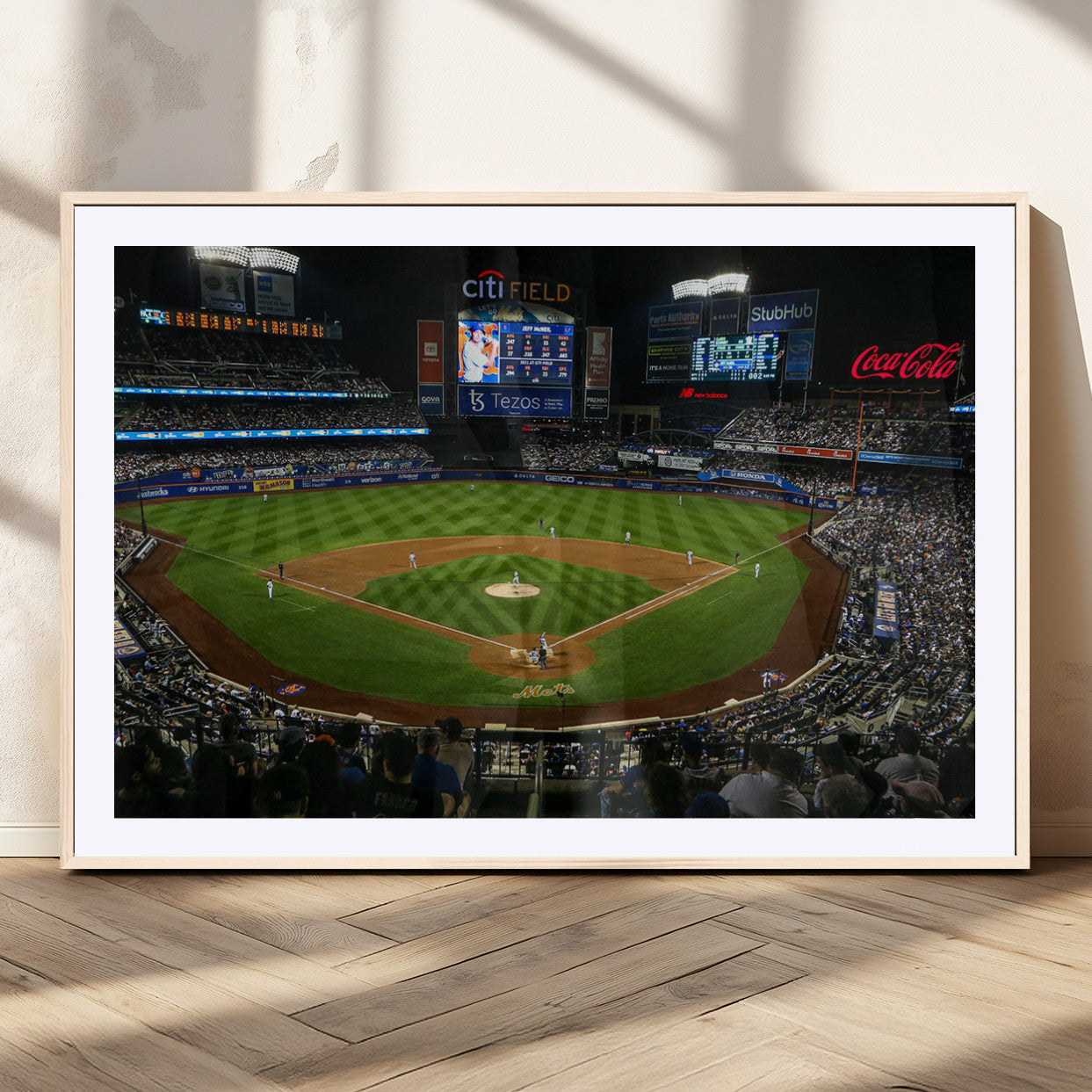 25148-MGV-CV-36X24-Los Angeles Dodgers Baseball Team Print - California Dodger Stadium Wall Art Canvas Print