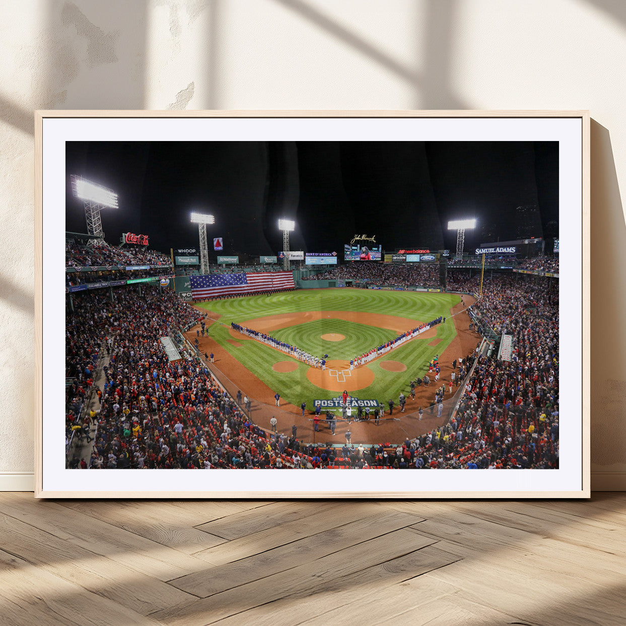 47365-MGV-CV-36X24-Fenway Park Wall Art Canvas Print | Large Baseball Stadium Canvas Print for Boston Red Sox Fans |