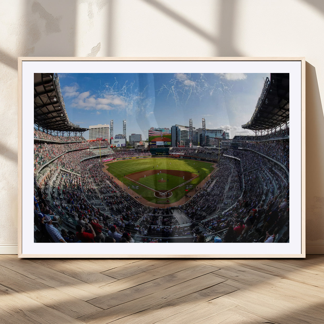 78608-MGV-CV-36X24-Truist Park Stadium Canvas Wall Art - Atlanta Braves Game Day Exclusive Decor