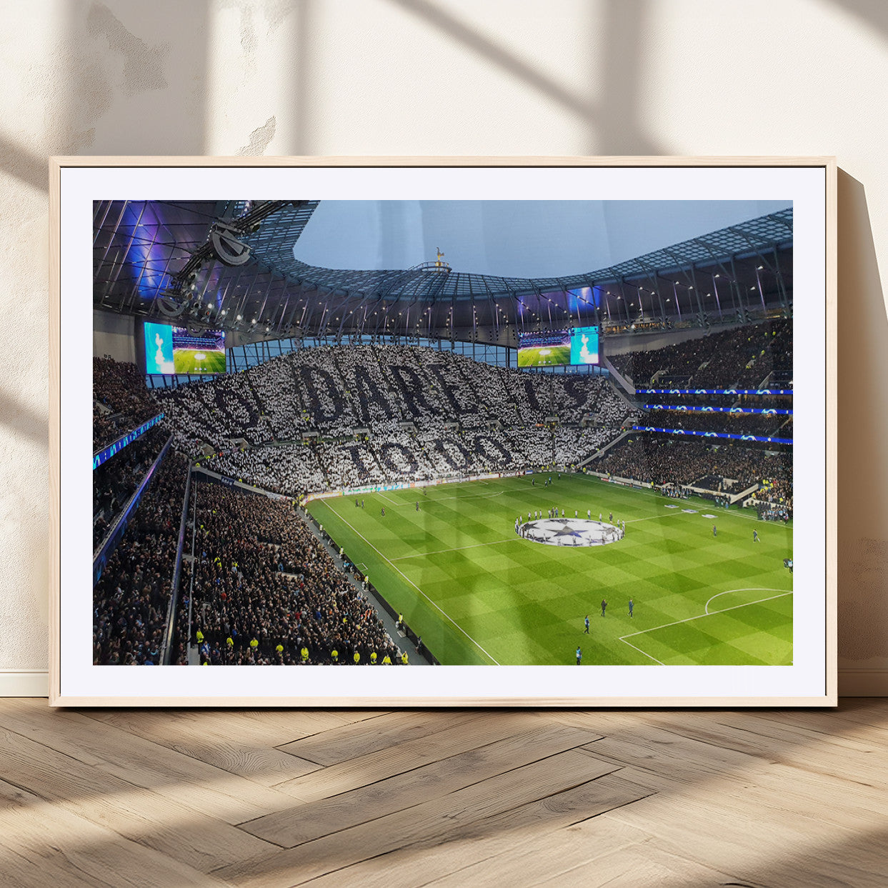 -Tottenham Hotspur Stadium Canvas Print, Match Day Triple Canvas Wall Art - Premier League Football