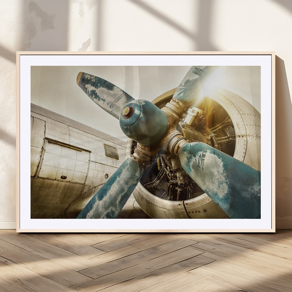 14106-MGV-CV-36X24-Vintage Airplane Canvas Print