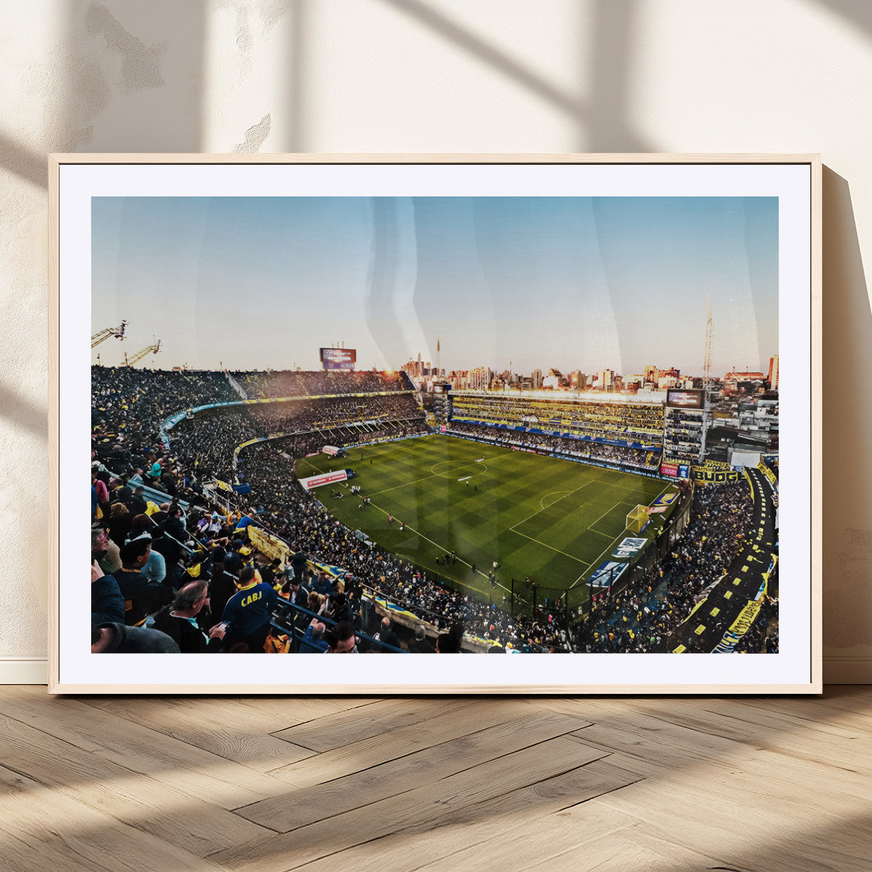 50105-MGV-CV-36X24-Boca Juniors Soccer Team Print - Buenos Aires Bombonera Stadium Wall Art Canvas Print