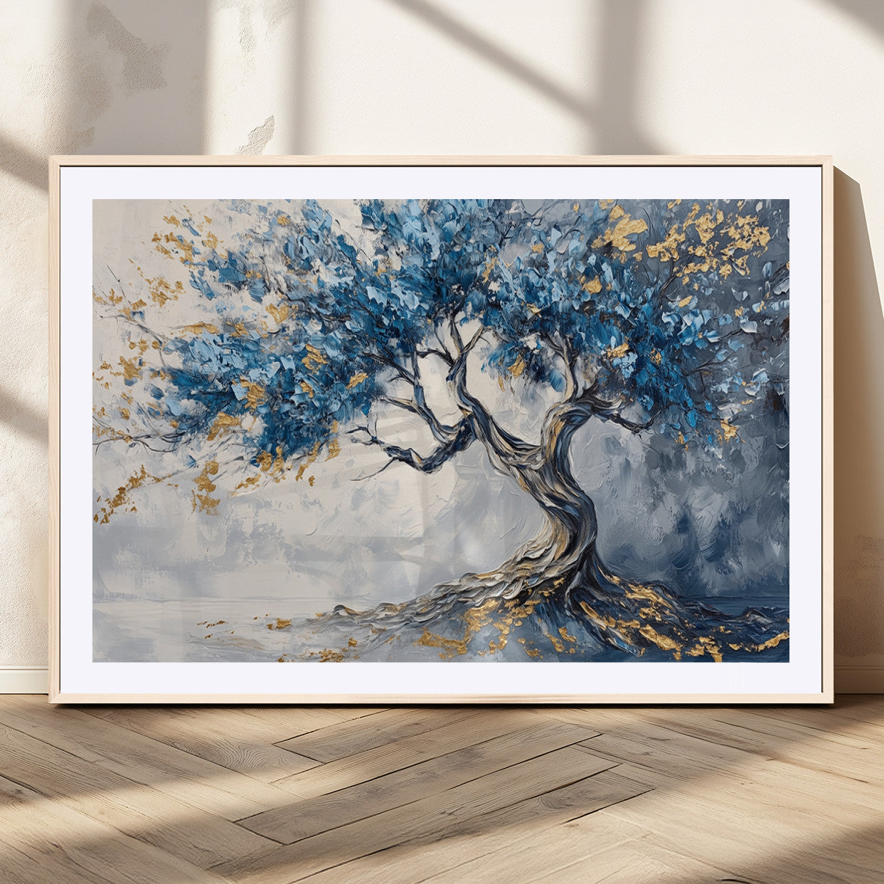 10259-MGC-FP-36x24_Natural-Abstract Tree Painting Canvas Wall Art | Tree of Life Painting Wall Art Canvas Print