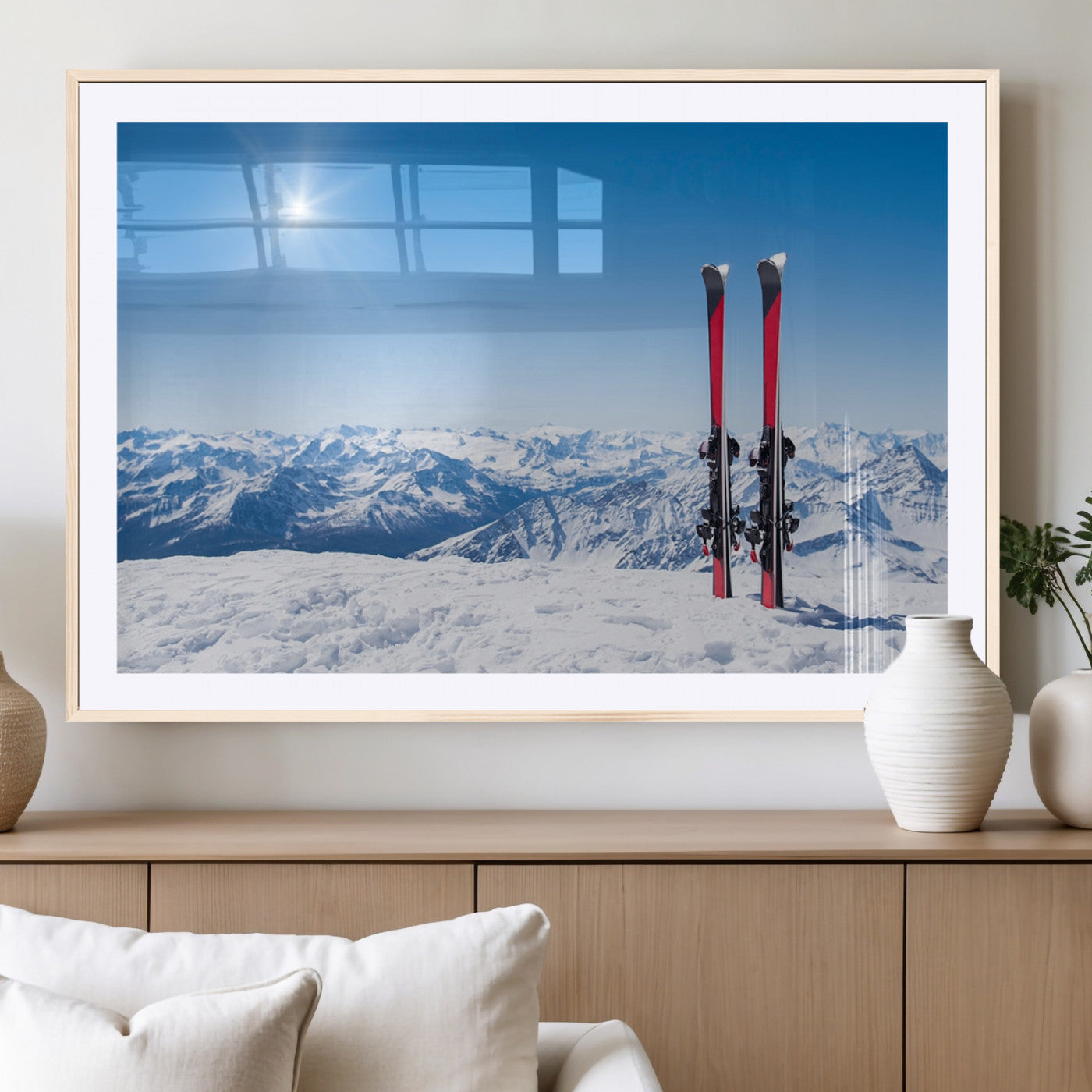 47452-MGC-FP-36x24_Natural-Ski Season Snow Wall Art Canvas Print