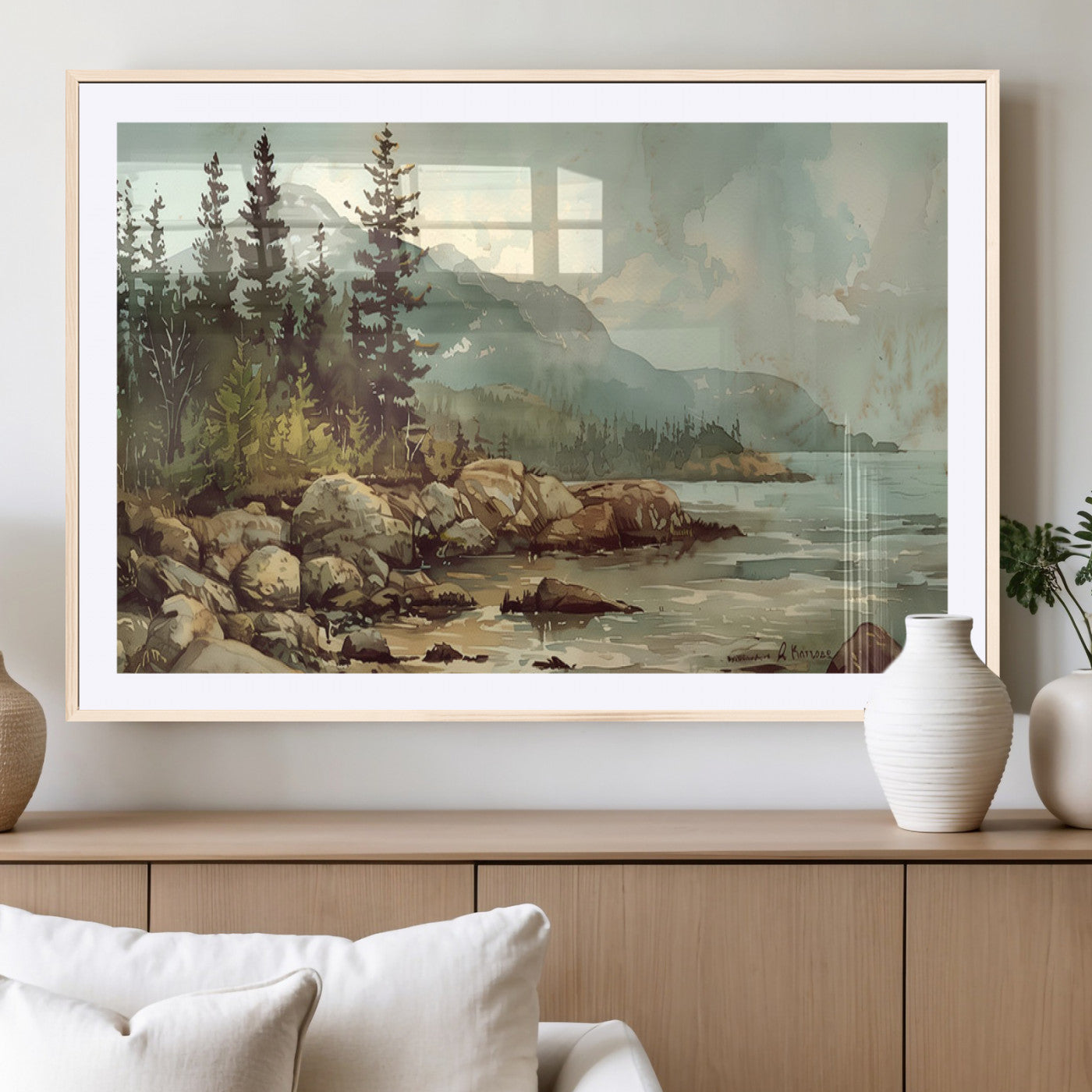 24809-MGC-FP-36x24_Natural-Abstract Acadia National Park Wall Art Canvas Print - Stunning 3-Panel Wall Art Canvas Print,