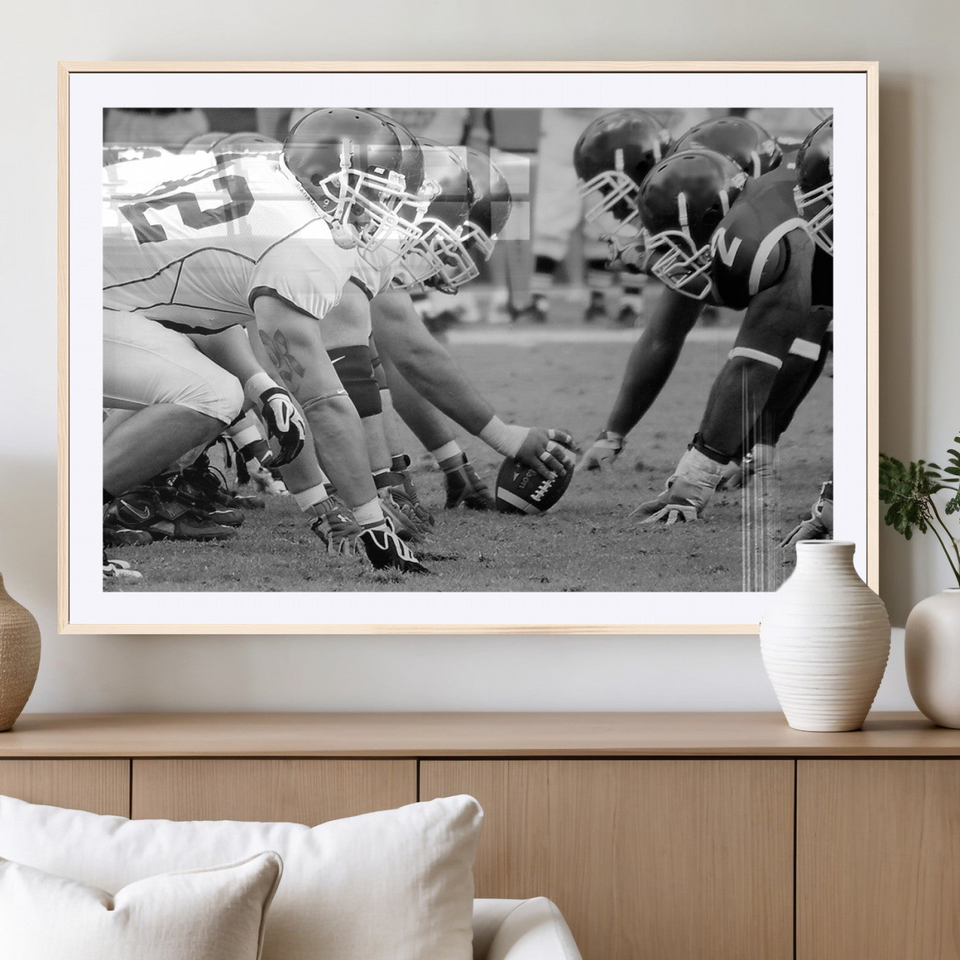 97432-MGC-FP-36x24_Natural-American Football Player Wall Art Canvas Print