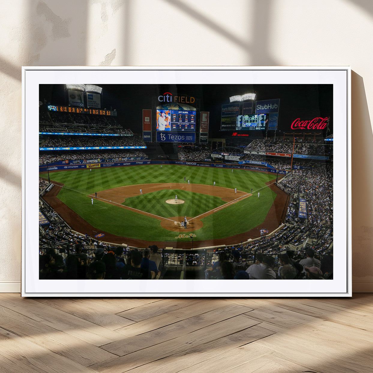 25148-MGV-CV-36X24-Los Angeles Dodgers Baseball Team Print - California Dodger Stadium Wall Art Canvas Print