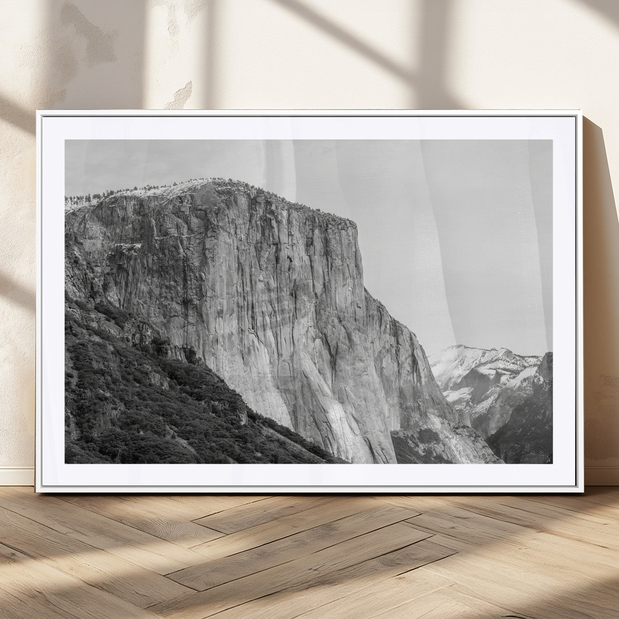 39393420-MGV-CV-36X24 - El Capitan Yosemite Mountain Wall Art – Yosemite Cliff Canvas Print, Rugged Terrain and Timeless Wilderness Decor for Office, Living Room or Cabin