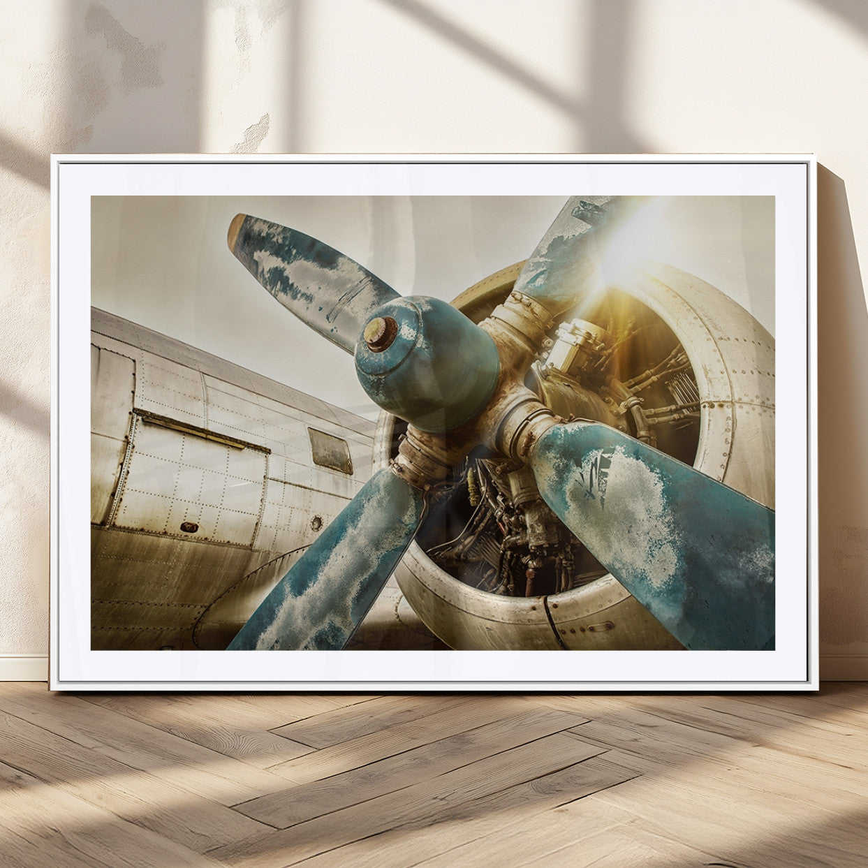 14106-MGV-CV-36X24-Vintage Airplane Canvas Print