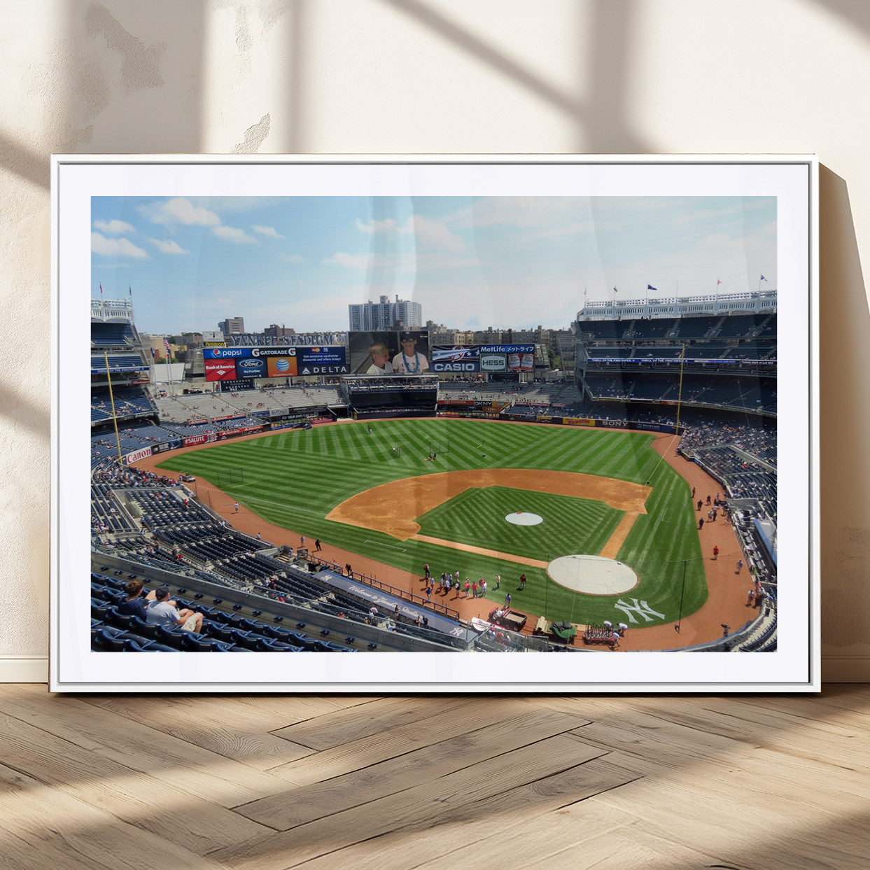 98047-MGC-FP-36x24_White-Buffalo Bills Stadium Wall Art - Buffalo Bills Decor- NFL Fans Gift, Perfect Sports Decor for Living