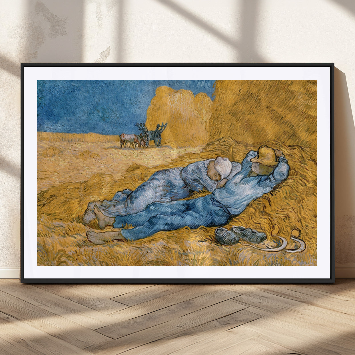 85933-MGC-FP-36x24_Black-Master Artist Vincent Van Gogh Nature Wilderness Illustrs Fine Art Canvas, Van Gogh Nature