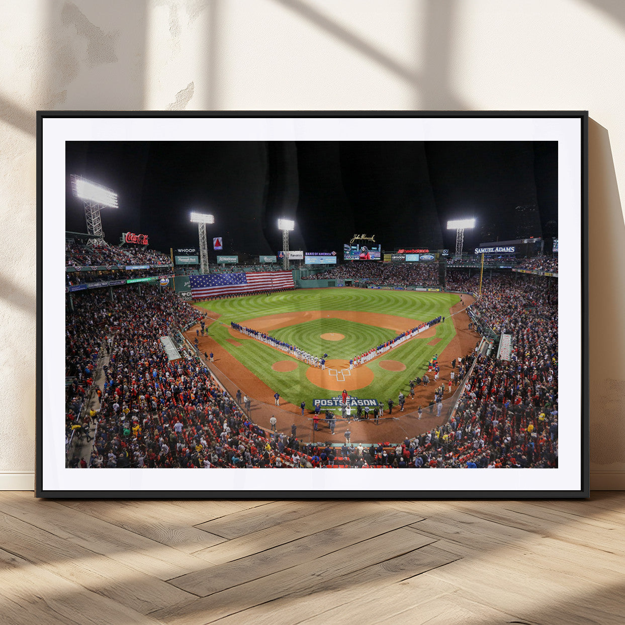 47365-MGV-CV-36X24-Fenway Park Wall Art Canvas Print | Large Baseball Stadium Canvas Print for Boston Red Sox Fans |