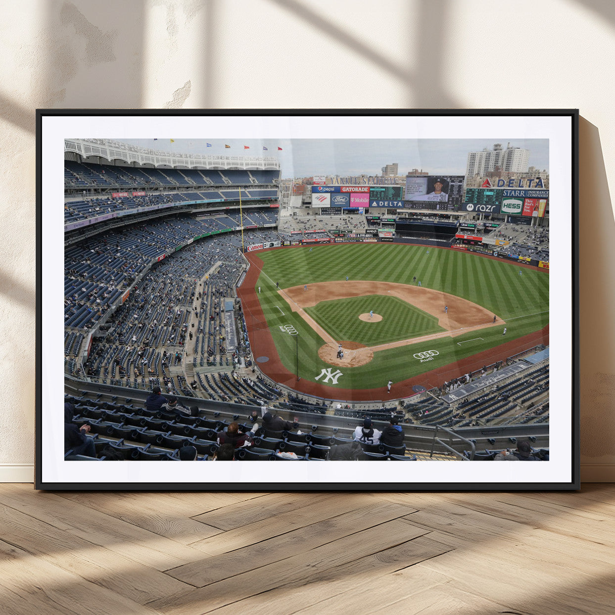 45784-MGC-FP-36x24_Black-New York Yankees Baseball Team Print - Yankee Stadium Wall Art Canvas Print