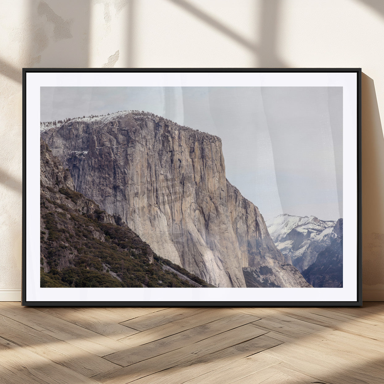 74506434-MGV-CV-36X24 - El Capitan Yosemite Mountain Wall Art – Yosemite Cliff Canvas Print, Rugged Terrain and Timeless Wilderness Decor for Office, Living Room or Cabin