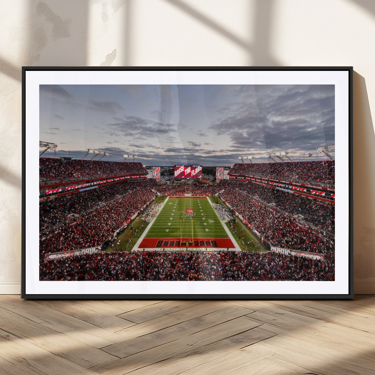 -Florida Tampa Raymond James Stadium Wall Art Canvas Print - NFL Football Stadium Print Canvas