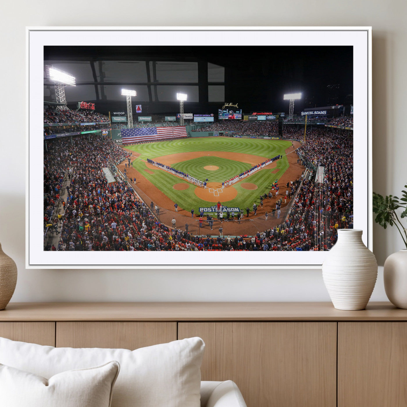 47365-MGC-FP-36x24_White-Fenway Park Wall Art Canvas Print | Large Baseball Stadium Canvas Print for Boston Red Sox Fans |