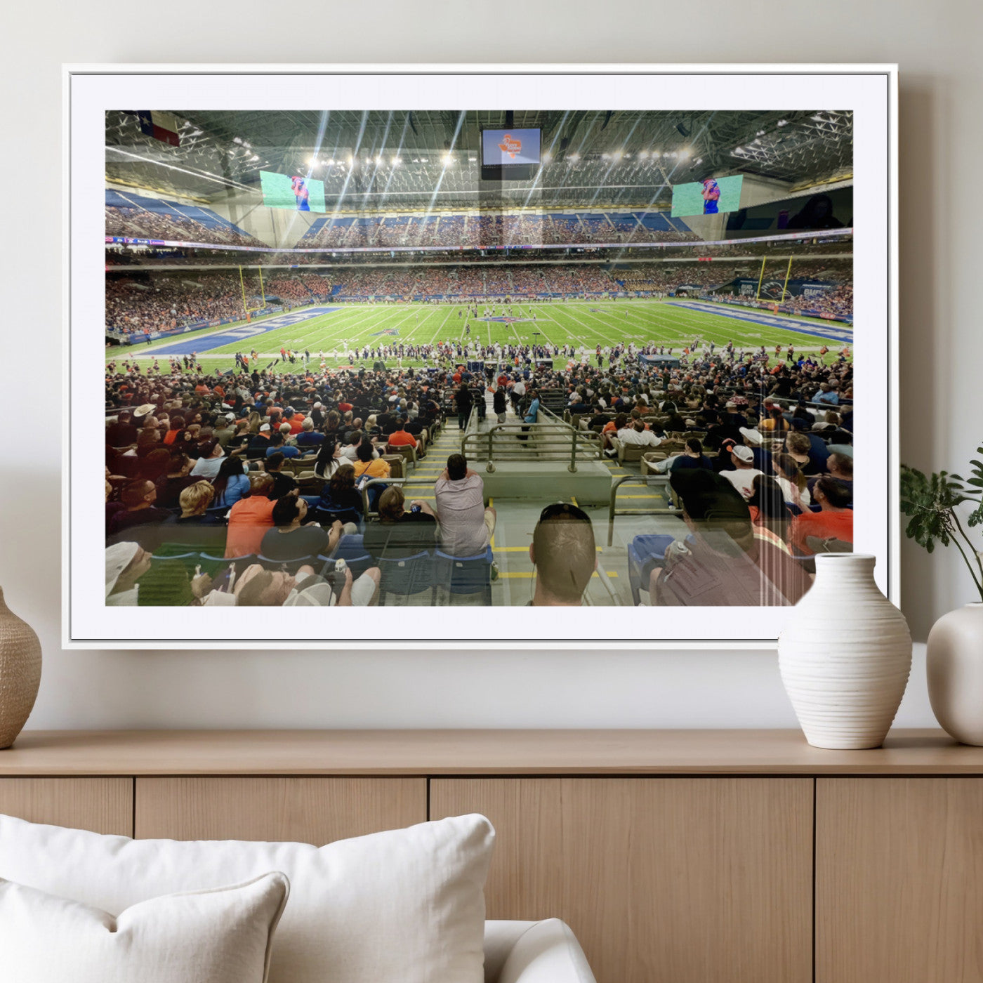 -The University of Texas at San Antonio Roadrunners Football Team Print - San Antonio Alamodome Wall