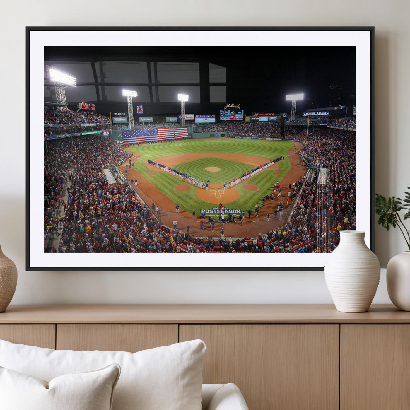 47365-MGC-FP-36x24_Black-Fenway Park Wall Art Canvas Print | Large Baseball Stadium Canvas Print for Boston Red Sox Fans |