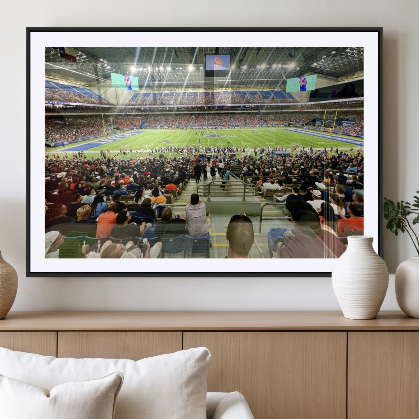 -The University of Texas at San Antonio Roadrunners Football Team Print - San Antonio Alamodome Wall