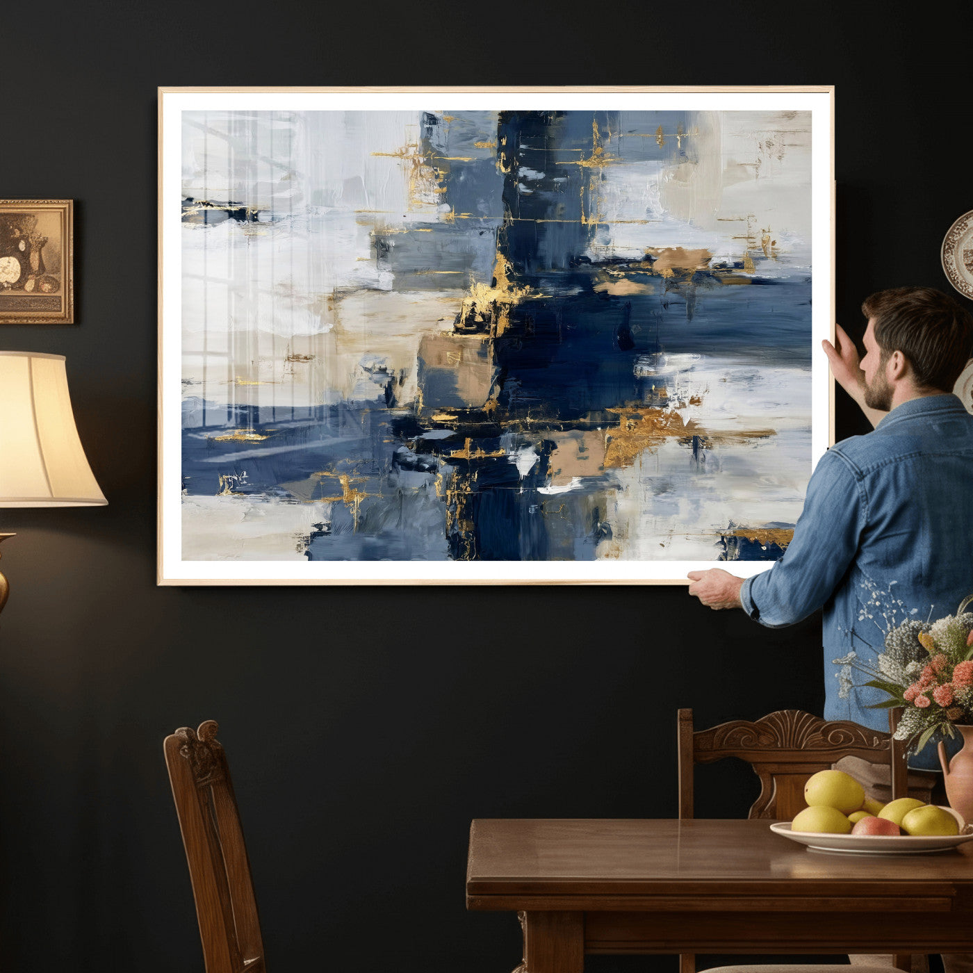 57128767-MGV-CV-36X24 - Abstract Wall Art Canvas Print