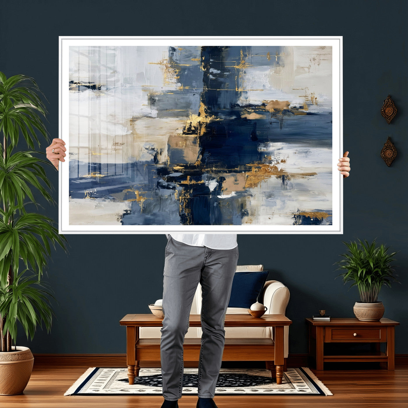 57128767-MGV-CV-36X24 - Abstract Wall Art Canvas Print