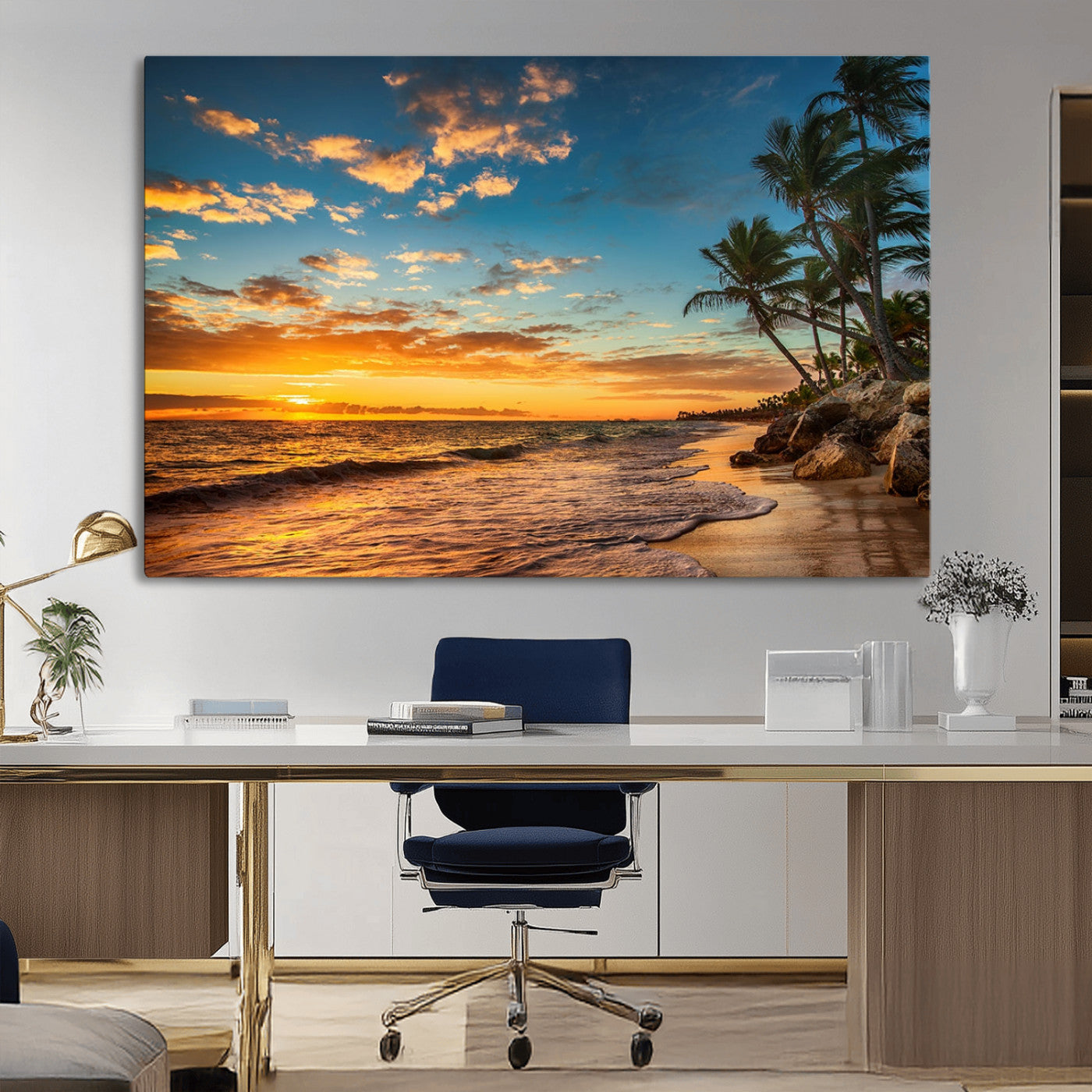 26281-MGV-CV-36X24-Sunset Wall Art Canvas Print