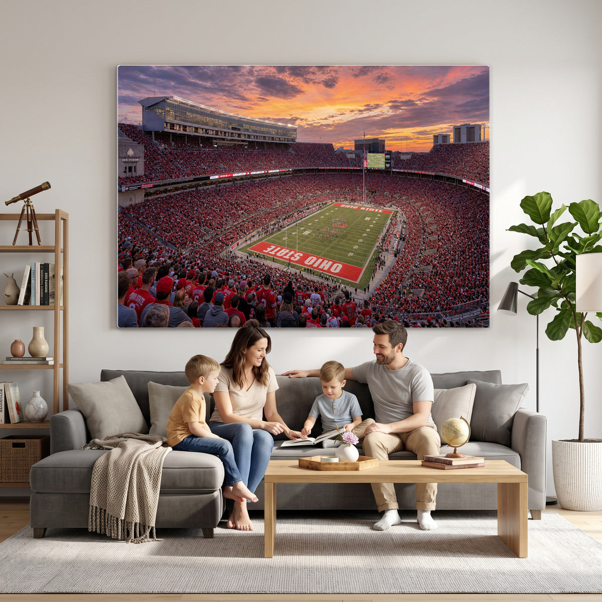 95137596-MGV-CV-36X24 - Stadium Wall Art Canvas Print