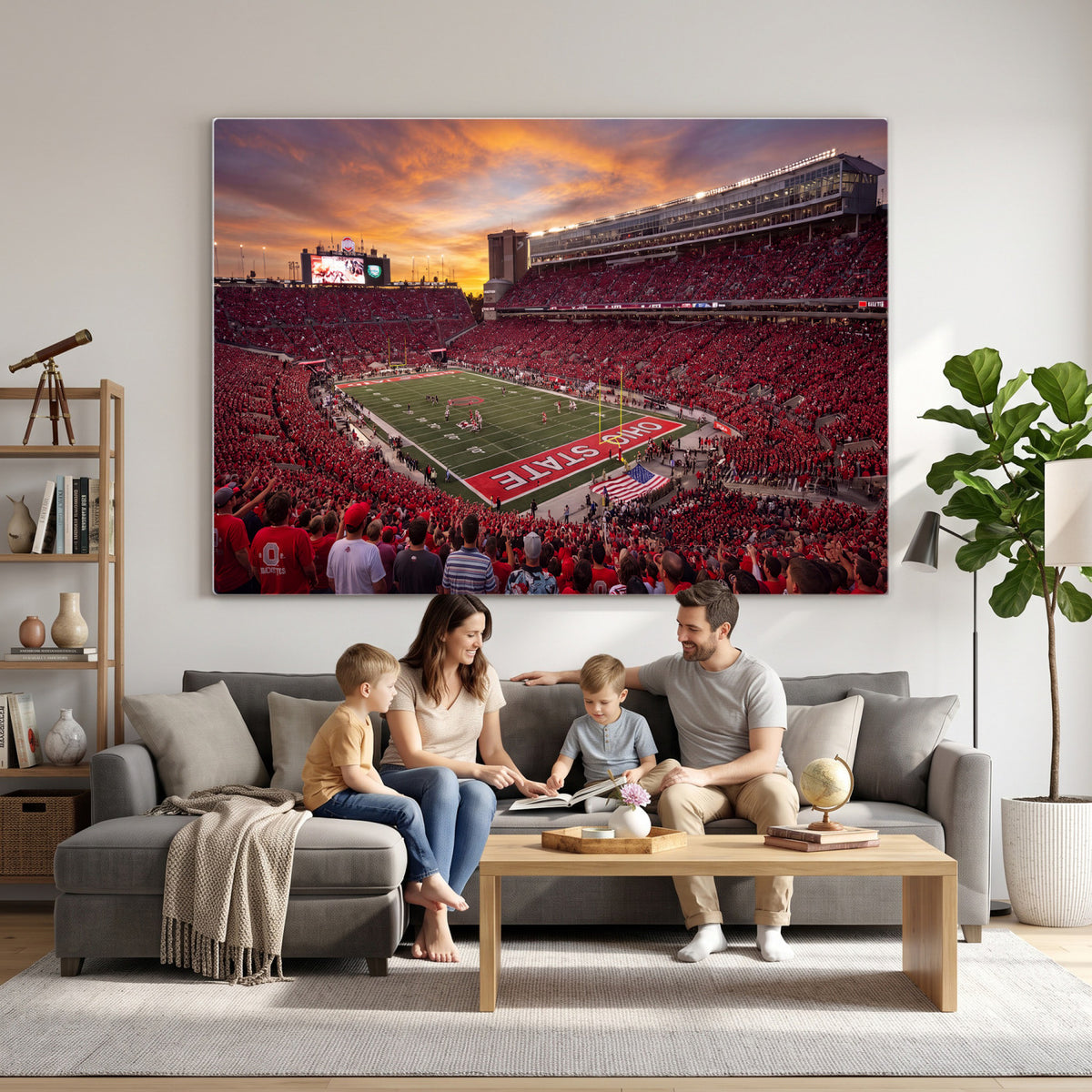36125328-MGV-CV-36X24 - Stadium Wall Art Canvas Print