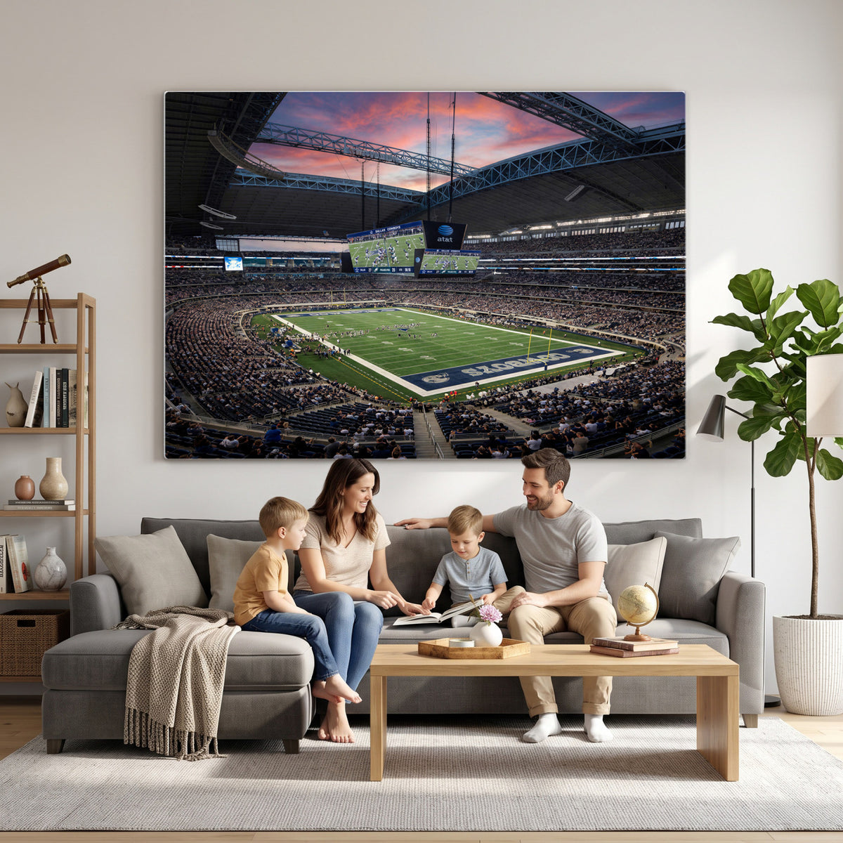 11530179-MGV-CV-36X24 - Stadium Wall Art Canvas Print