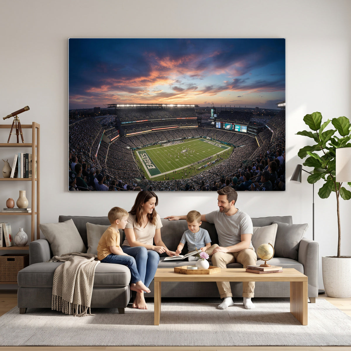 59208973-MGV-CV-36X24 - Stadium Wall Art Canvas Print