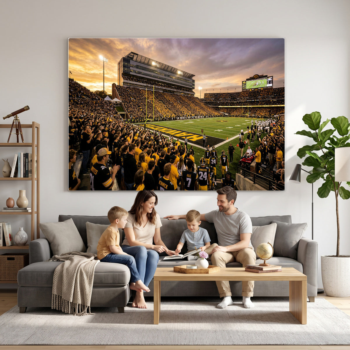 60847729-MGV-CV-36X24 - Stadium Wall Art Canvas Print
