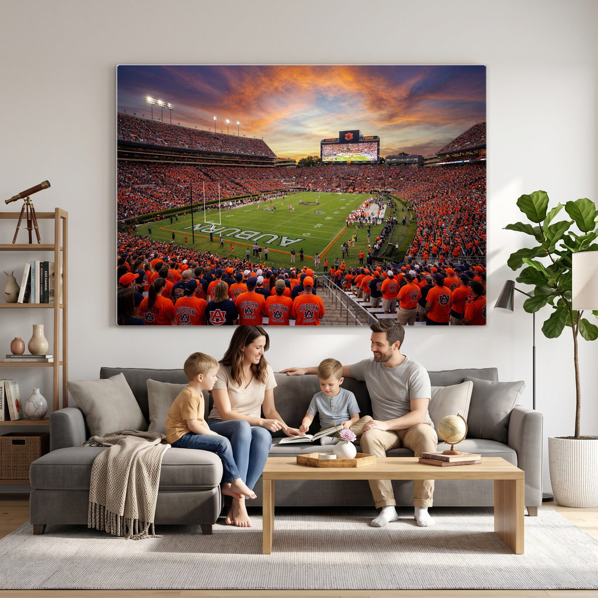 46347891-MGV-CV-36X24 - Stadium Wall Art Canvas Print