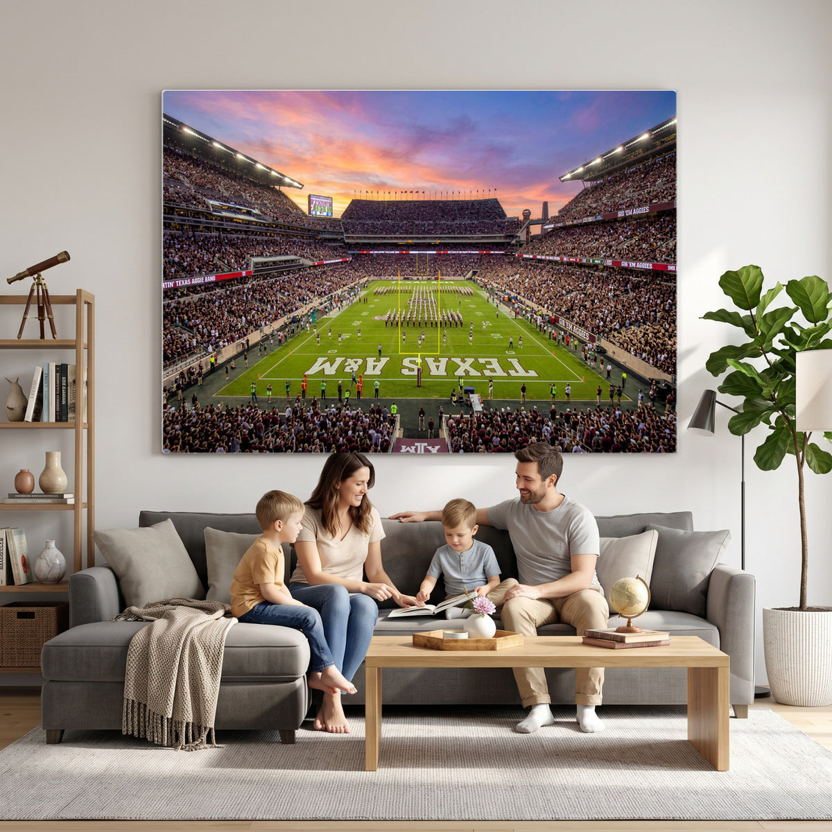 65952219-MGV-CV-36X24 - Stadium Wall Art Canvas Print