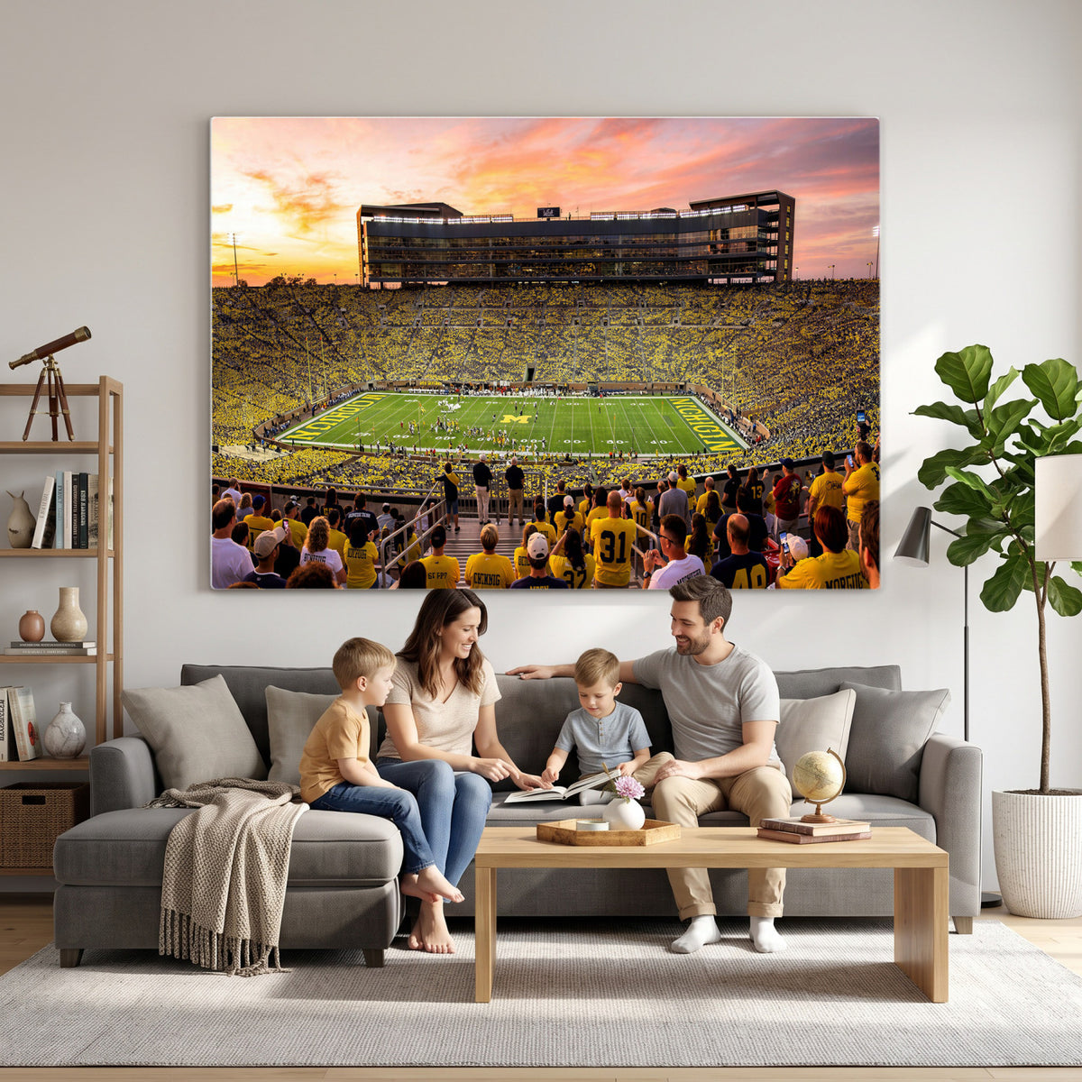 27265223-MGV-CV-36X24 - Stadium Wall Art Canvas Print