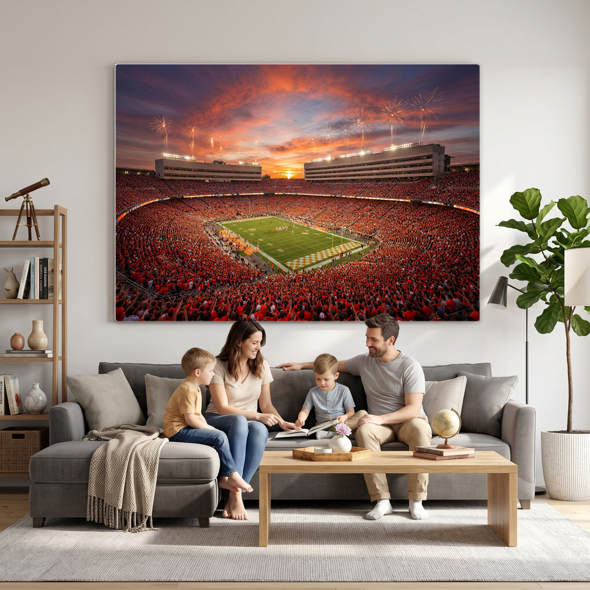 66964685-MGV-CV-36X24 - Stadium Wall Art Canvas Print