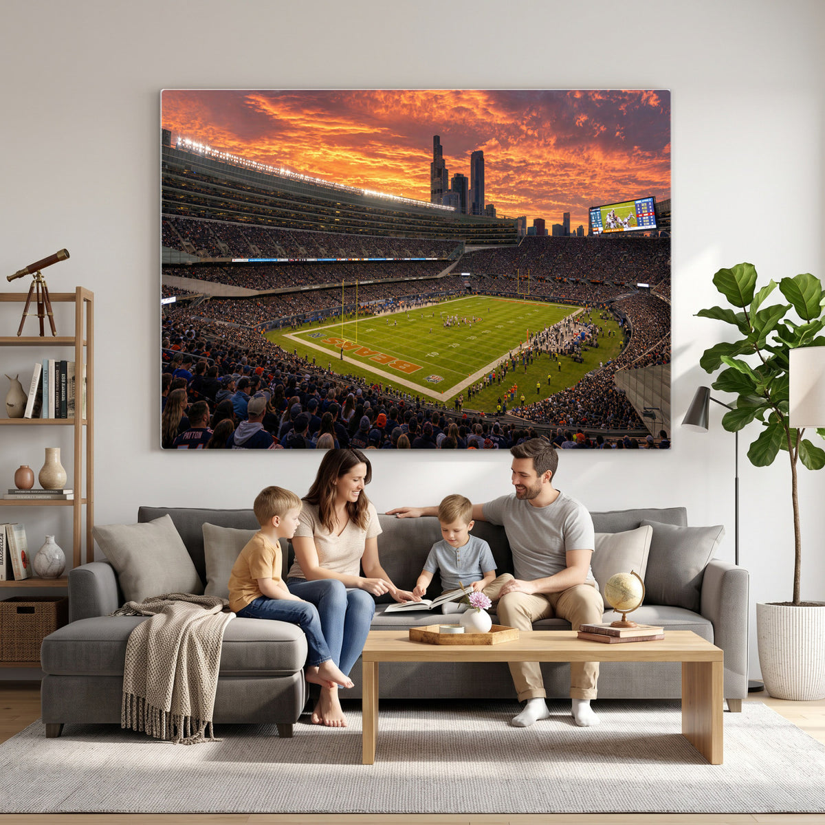 25159364-MGV-CV-36X24 - Stadium Wall Art Canvas Print